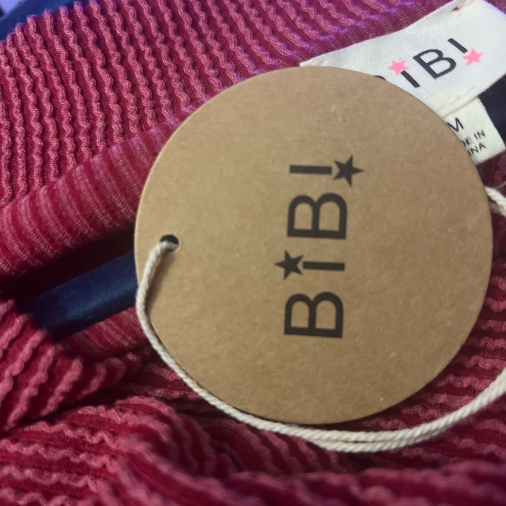 BiBi Pink Ribbed Knit Top - Picture 7 of 8